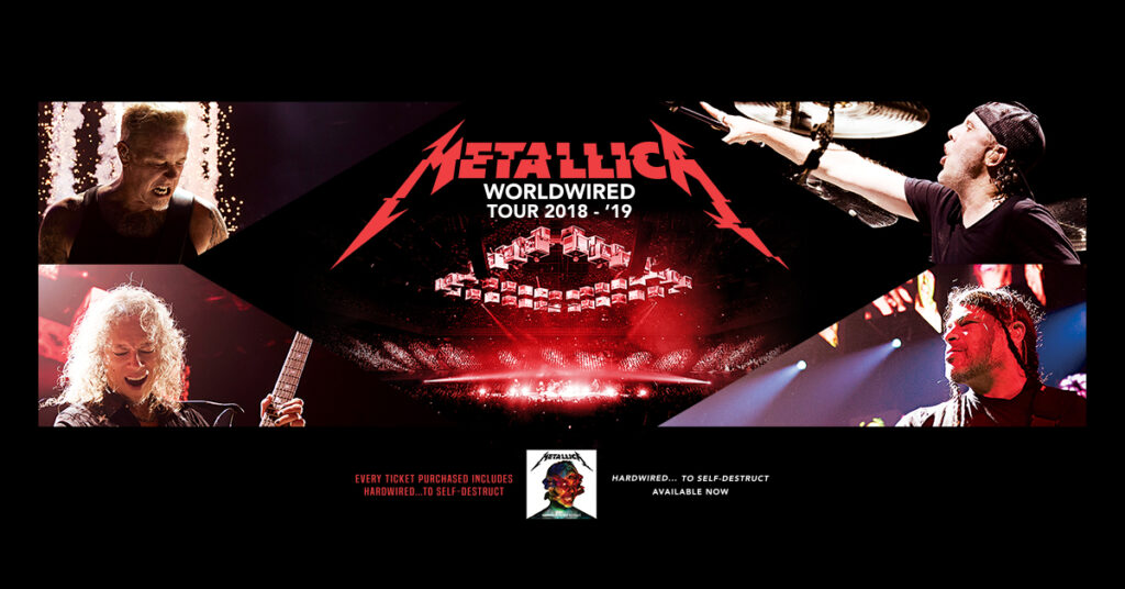 Metallica Announce Second North American Leg Of Worldwired Tour Live