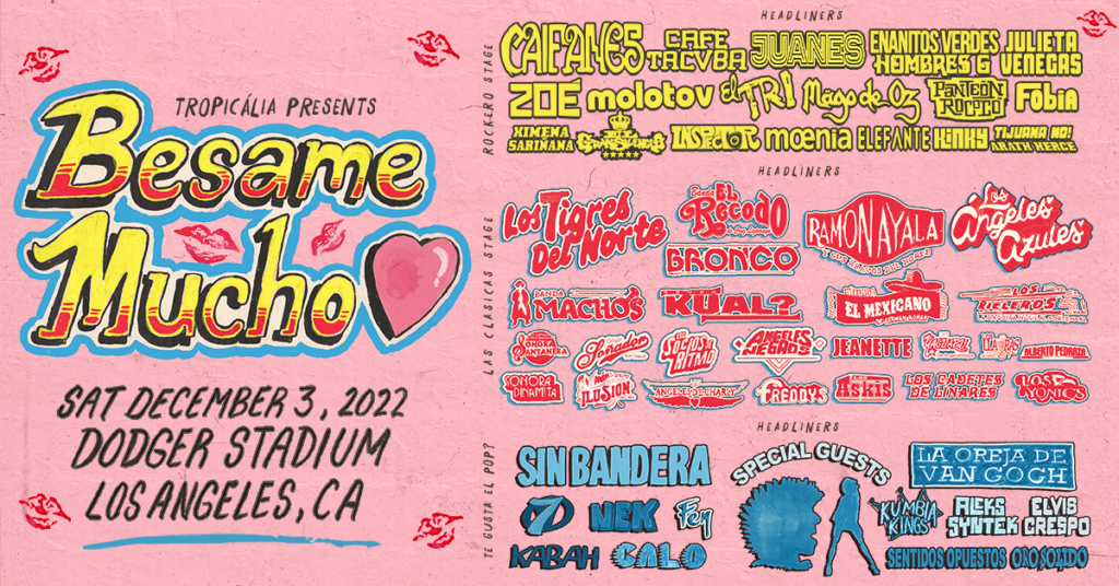 Besame Mucho Festival Coming To Dodger Stadium In Los Angeles Saturday