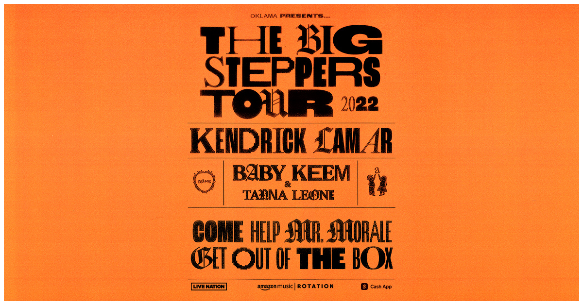 the big steppers tour font
