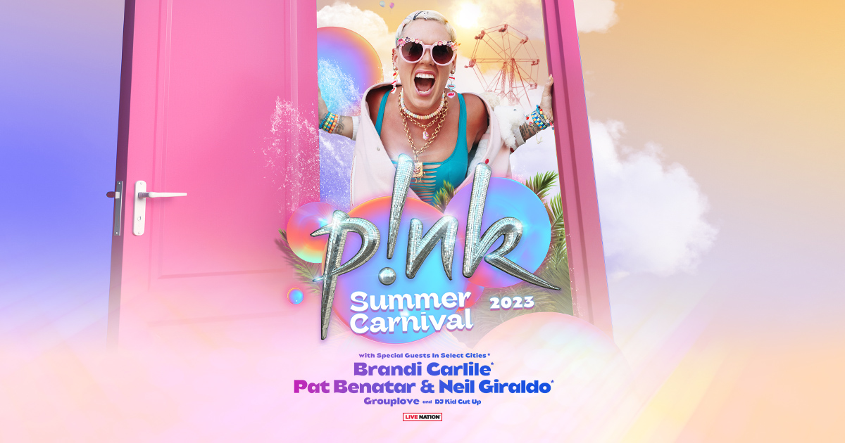P!NK Announces Summer Carnival Stadium Tour With Special Guests Brandi