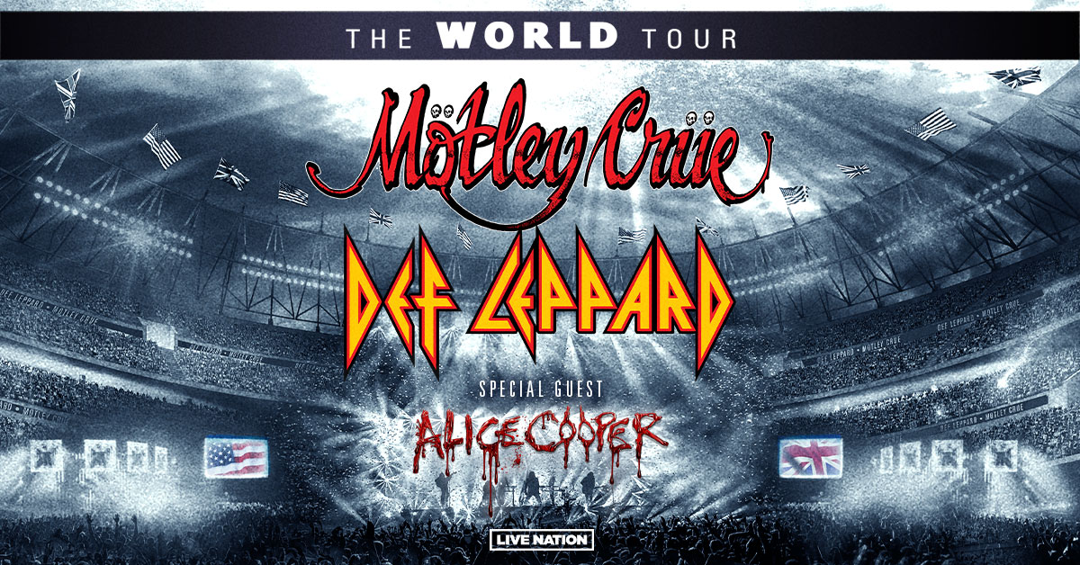 Mötley Crüe and Def Leppard to take on the 'Shoe this summer