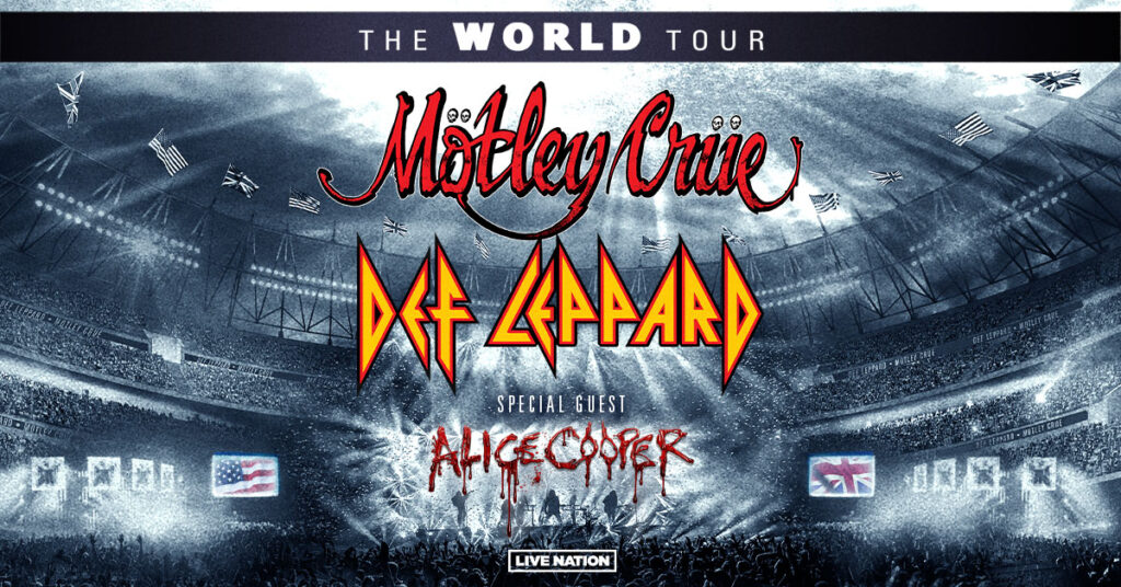 Def Leppard And Mötley Crüe Announce 2023 U.S. Dates For ‘The World