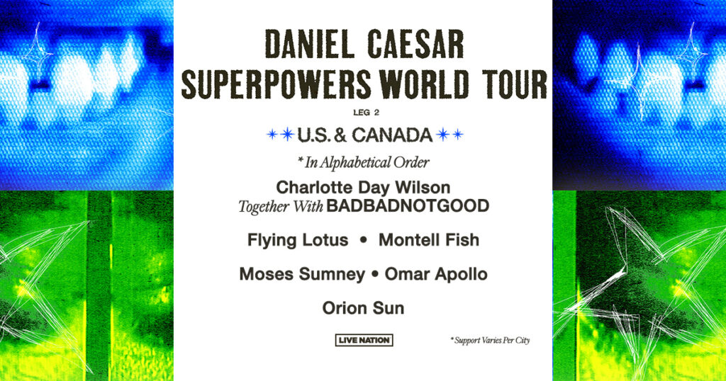 Grammy Award Winning Artist Daniel Caesar Presents Superpowers World