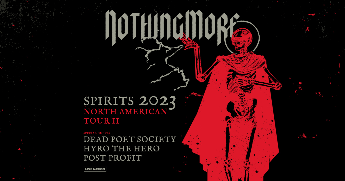 Nothing More Announce “Spirits 2023” Fall Headlining Tour Dates Live