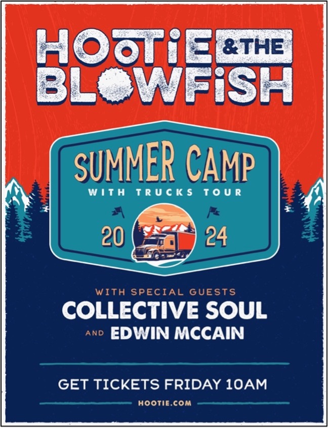 Hootie & the Blowfish To Embark On 43City Summer Camp With Trucks Tour