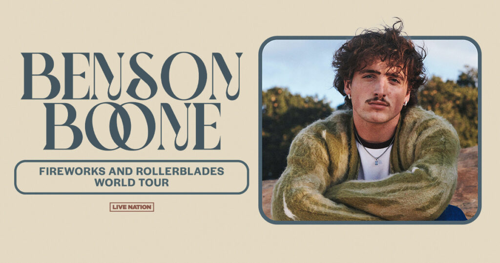 Benson Boone Announces Album and World Tour Fireworks And