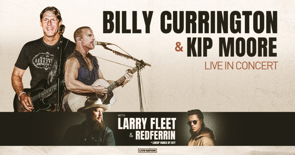 Billy Currington Announces Spring 2024 Tour With Kip Moore Live