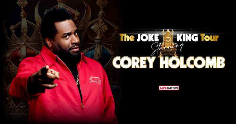 Corey Holcomb Announces “The Joke King Tour” - Live Nation Entertainment