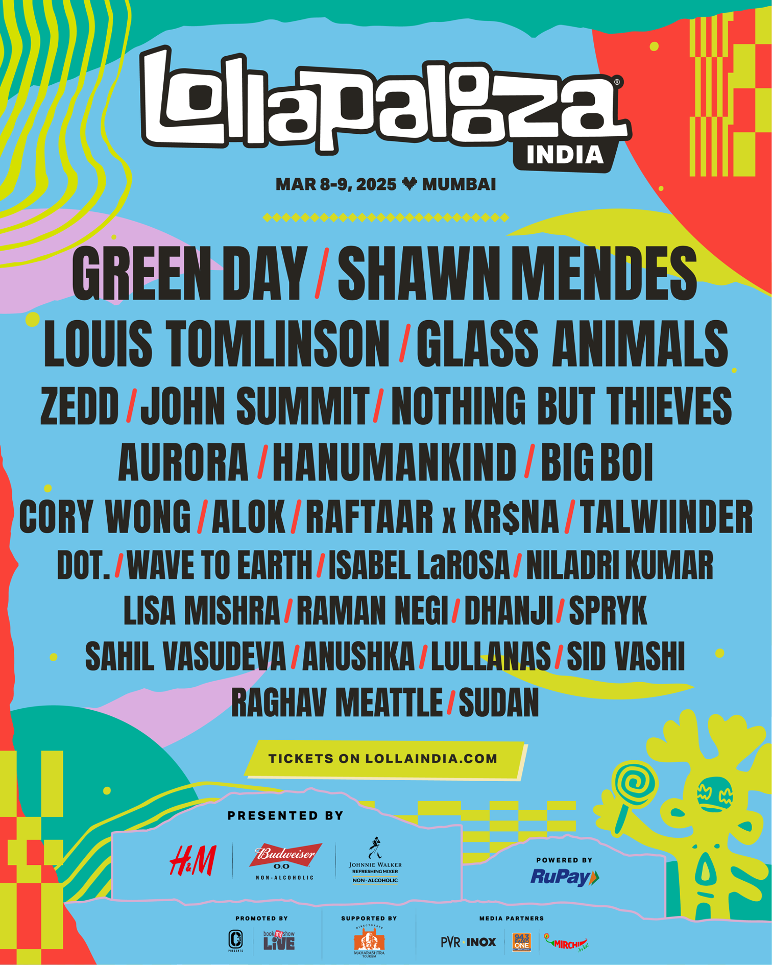 Green Day, Shawn Mendes, Louis Tomlinson And Glass Animals To Headline