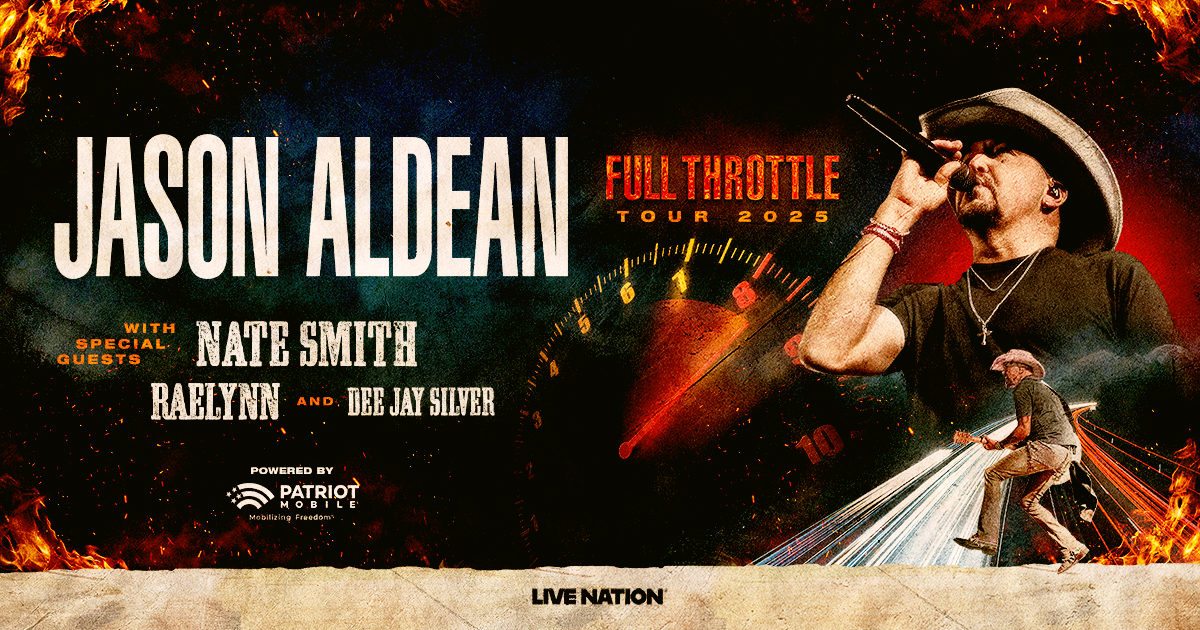 Jason Aldean Announces ‘Full Throttle Tour’ 2025 Powered By Patriot