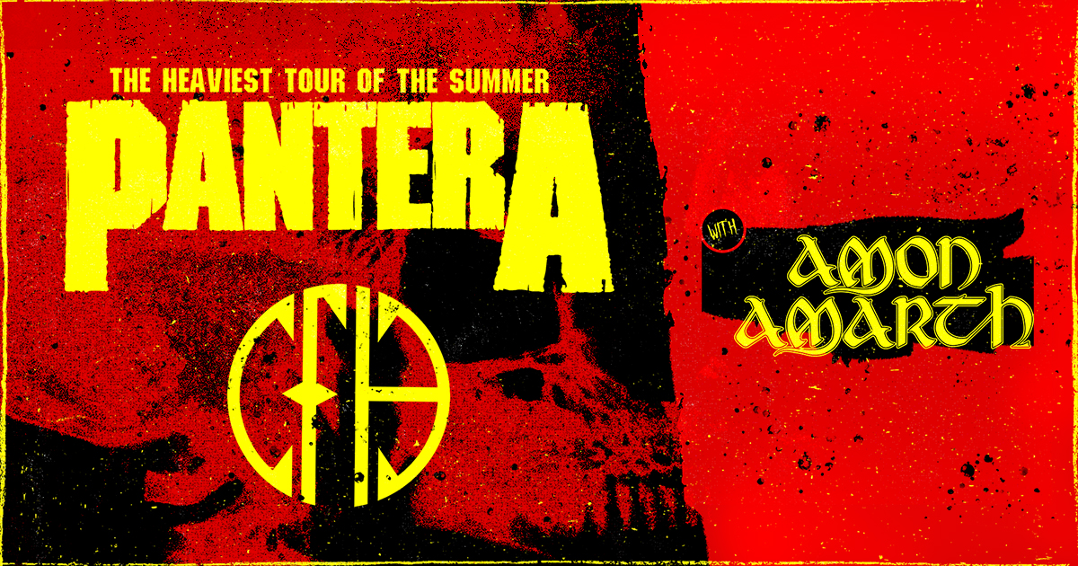 PANTERA 2025 Tour Poster